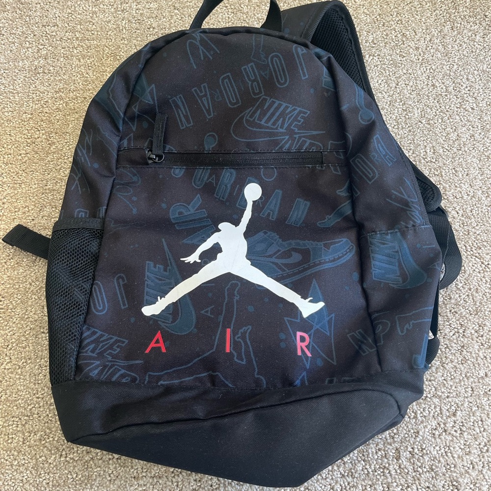 Nike Black and Blue Air Backpack